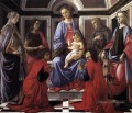 Vierge à l’Enfant avec Six Saints Sandro Botticelli